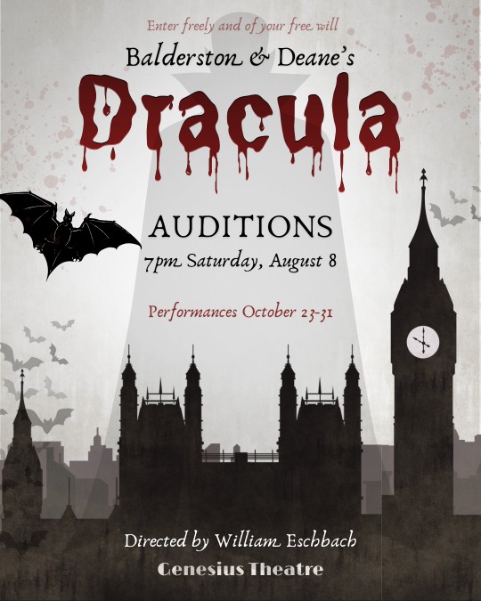 dracula auditions poster