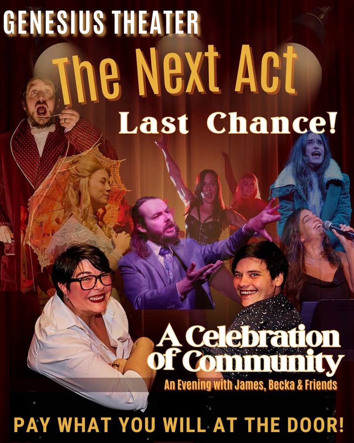 Last Chance to join us for our cabaret fundraiser - The Next Act! For our…